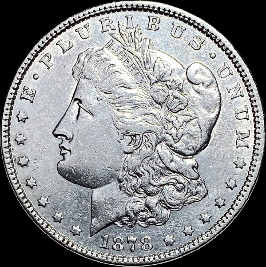 1878-S Silver Morgan Dollar CLOSELY UNCIRCULATED
