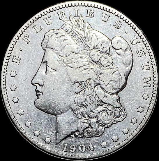 1904-S Silver Morgan Dollar LIGHTLY CIRCULATED