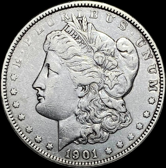 1901-S Silver Morgan Dollar LIGHTLY CIRCULATED