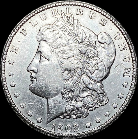 1902-S Silver Morgan Dollar CLOSELY UNCIRCULATED