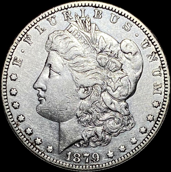 1879-S Silver Morgan Dollar NEARLY UNCIRCULATED