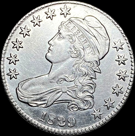 1829 Capped Bust Half Dollar UNCIRCULATED