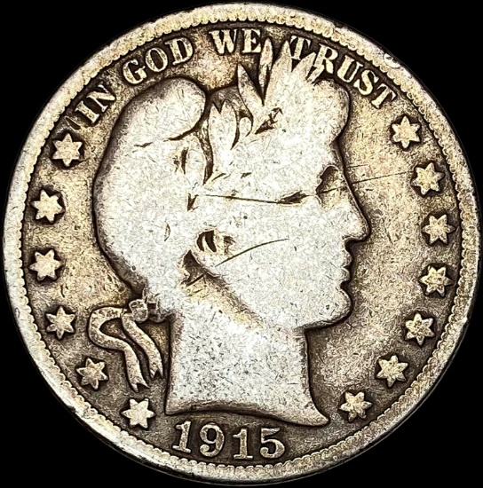 1915 Barber Half Dollar NICELY CIRCULATED