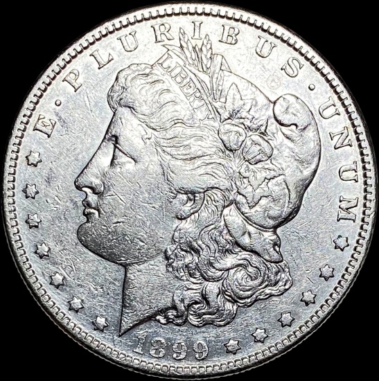 1899-S Silver Morgan Dollar ABOUT UNCIRCULATED