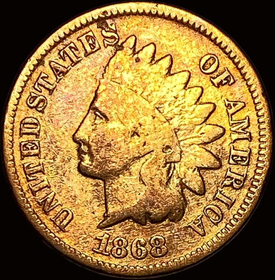 1868 Indian Head Cent NICELY CIRCULATED