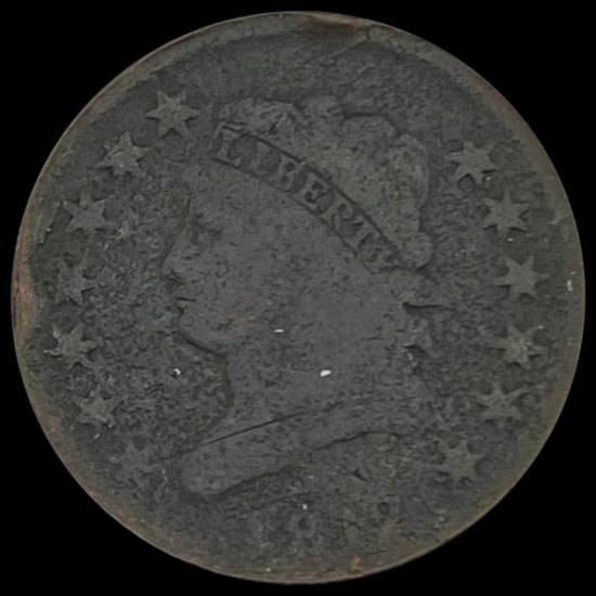 1839 Liberty Head Large Cent NICELY CIRCULATED