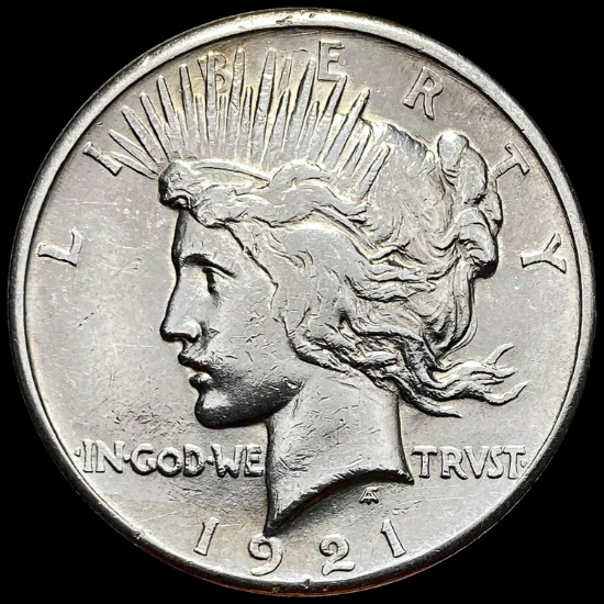 1921 Silver Peace Dollar CLOSELY UNCIRCULATED