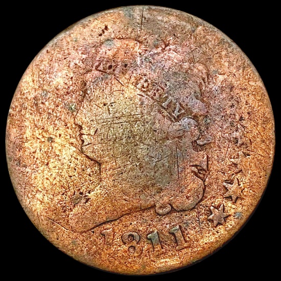 1811 Classic Head Half Cent NICELY CIRCULATED