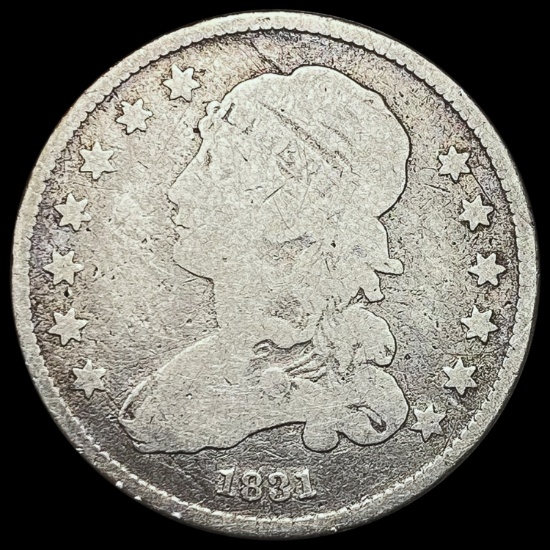 1831 Capped Bust Quarter NICELY CIRCULATED