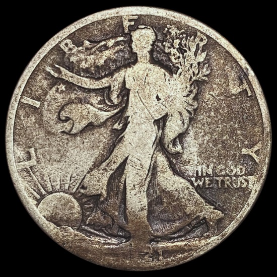1921 Walking Liberty Half Dollar NICELY CIRCULATED