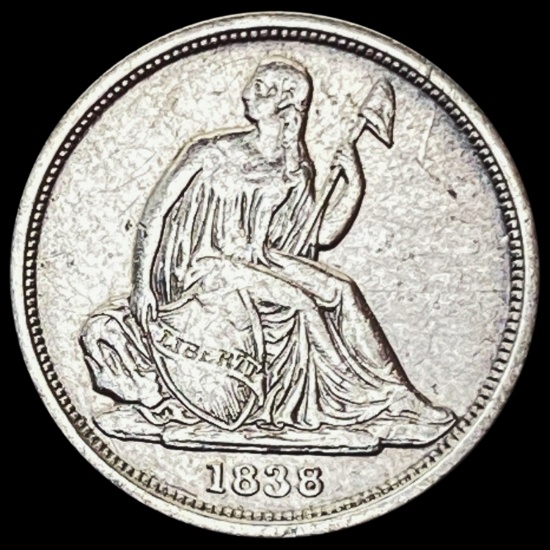 1838-O Seated Liberty Dime NEARLY UNCIRCULATED NEARLY UNCIRCULATED