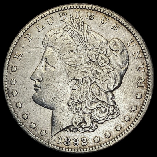 1892-CC Morgan Silver Dollar CLOSELY UNCIRCULATED CLOSELY UNCIRCULATED