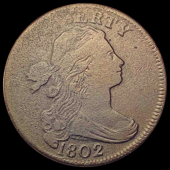 1802 Draped Bust Large Cent LIGHTLY CIRCULATED