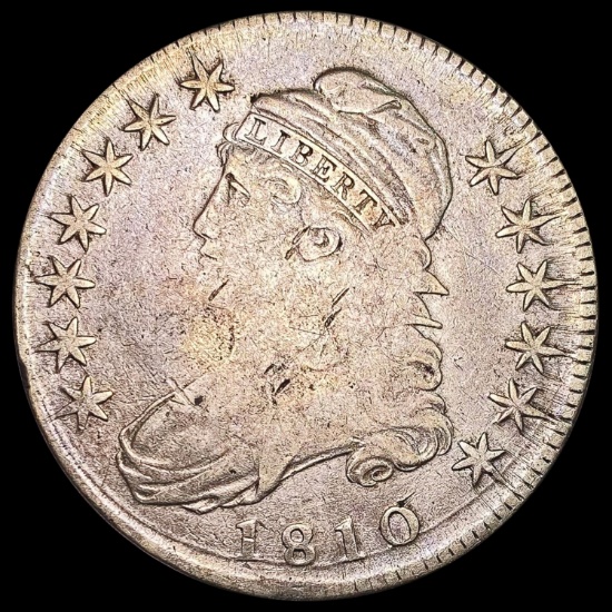 1810 Capped Bust Half Dollar NICELY CIRCULATED