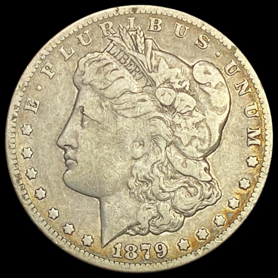 1879-CC Capped Morgan Silver Dollar NICELY CIRCULATED