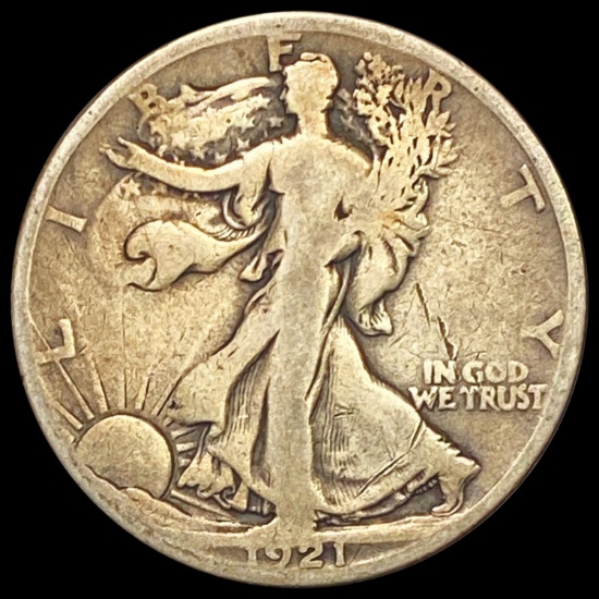 1921-S Walking Liberty Half Dollar NICELY CIRCULATED
