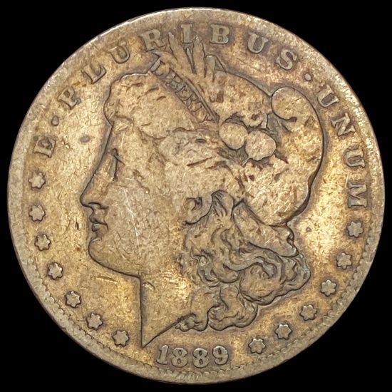 1889-CC Morgan Silver Dollar NICELY CIRCULATED