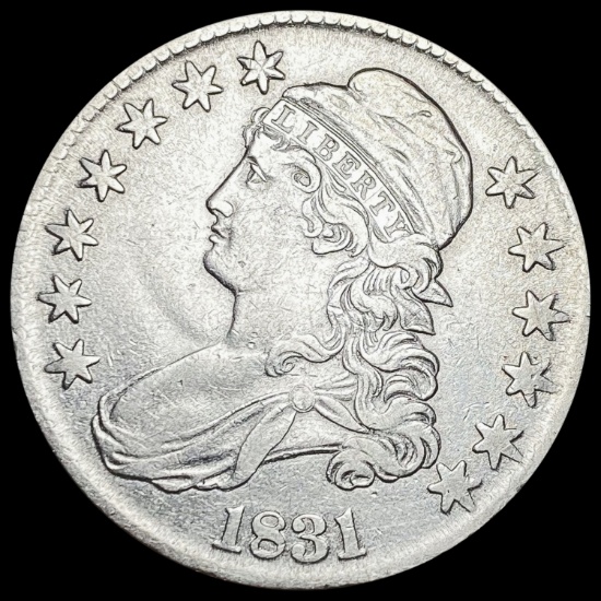 1831 Capped Bust Half Dollar CLOSELY UNCIRCULATED