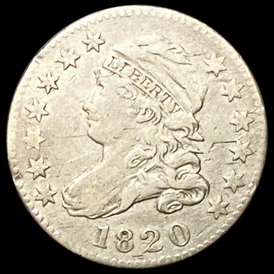 1820 Capped Bust Dime LIGHTLY CIRCULATED