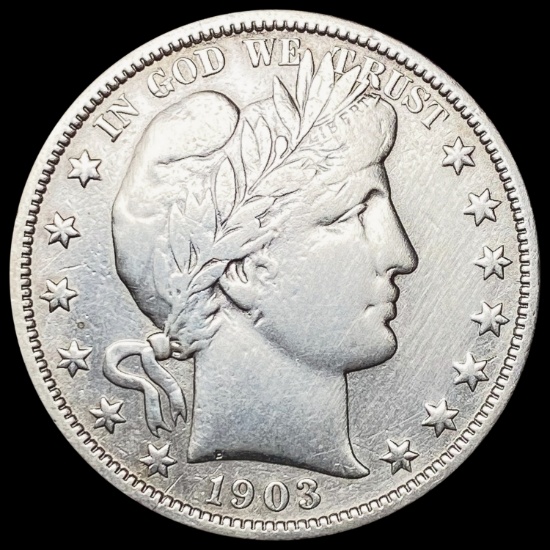 1903-S Barber Half Dollar LIGHTLY CIRCULATED