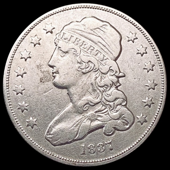 1837 Capped Bust Quarter NEARLY UNCIRCULATED