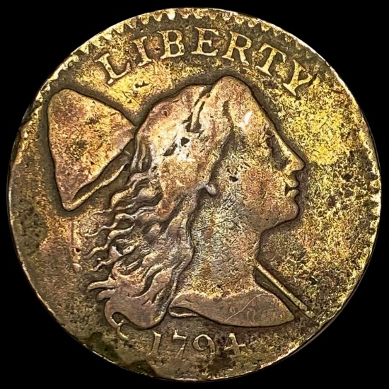 1794 Liberty Cap Large Cent NICELY CIRCULATED