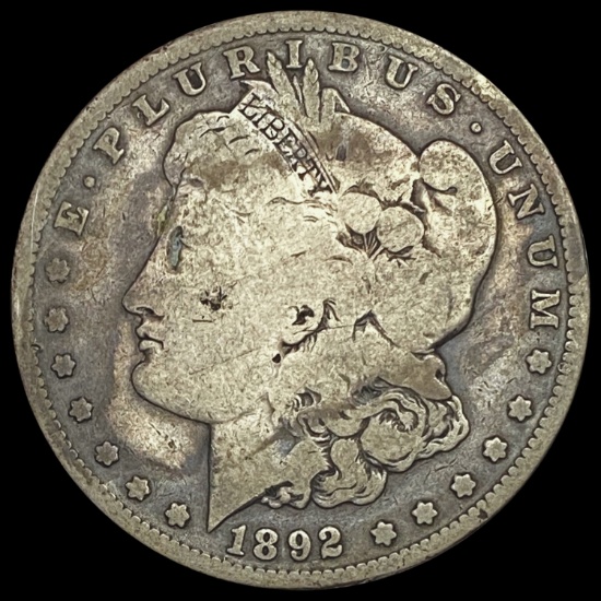 1892-S Morgan Silver Dollar NICELY CIRCULATED