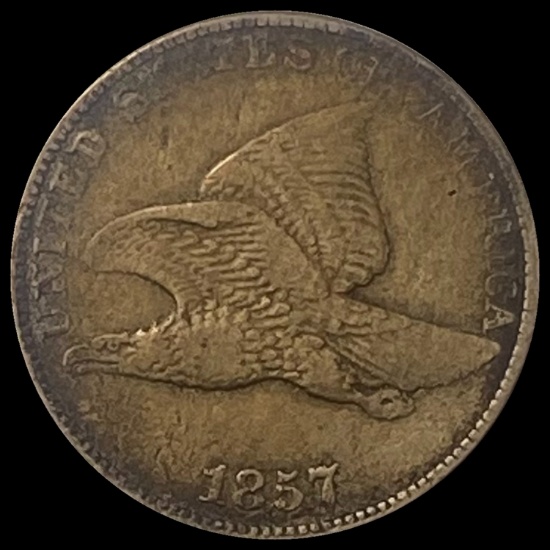 1857 Flying Eagle Cent LIGHTLY CIRCULATED