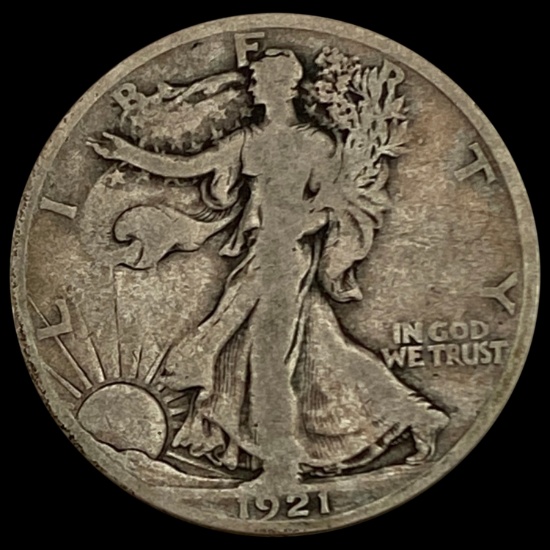 1921-S Walking Liberty Half Dollar NICELY CIRCULAT NICELY CIRCULATED