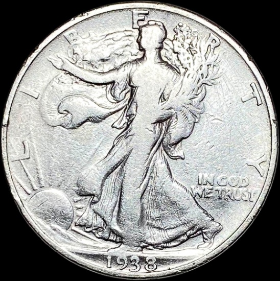 1938 Walking Liberty Half Dollar HIGH GRADE