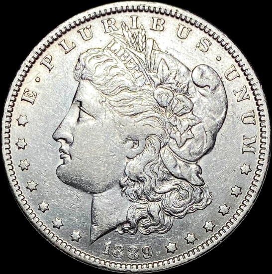 1889 Silver Morgan Dollar ABOUT UNCIRCULATED
