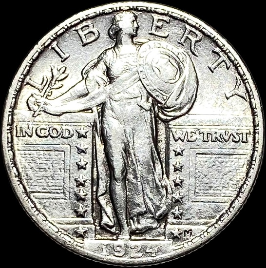 1924-S Silver Standing Liberty Quarter HIGH GRADE