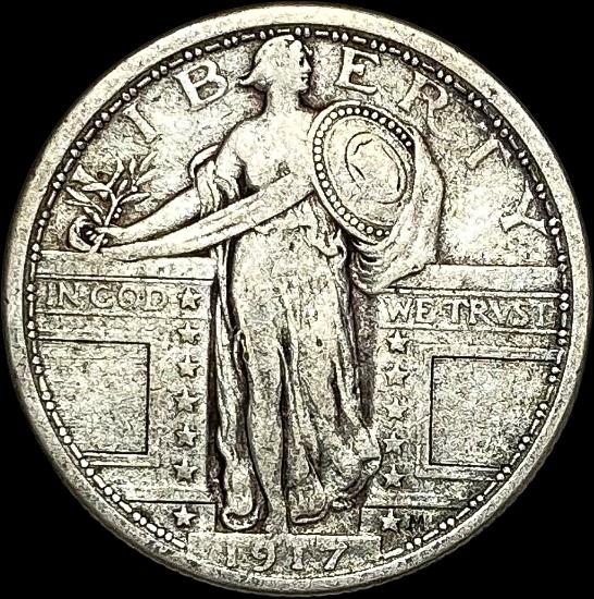 1917 Standing Liberty Quarter LIGHTLY CIRCULATED