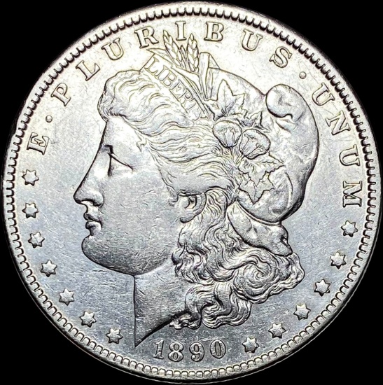1890-S Silver Morgan Dollar CLOSELY UNCIRCULATED