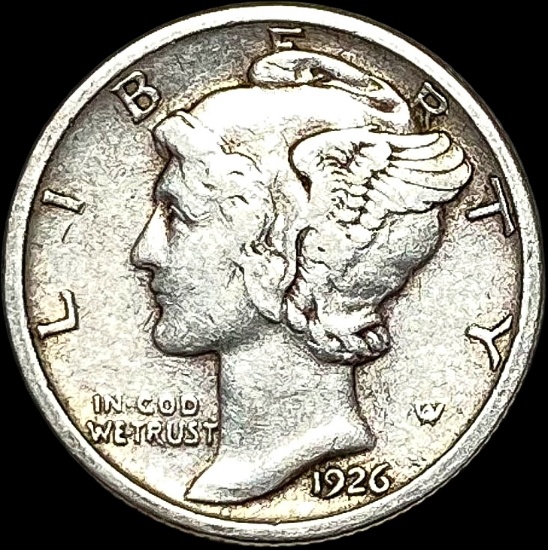 1926 Mercury Dime LIGHTLY CIRCULATED