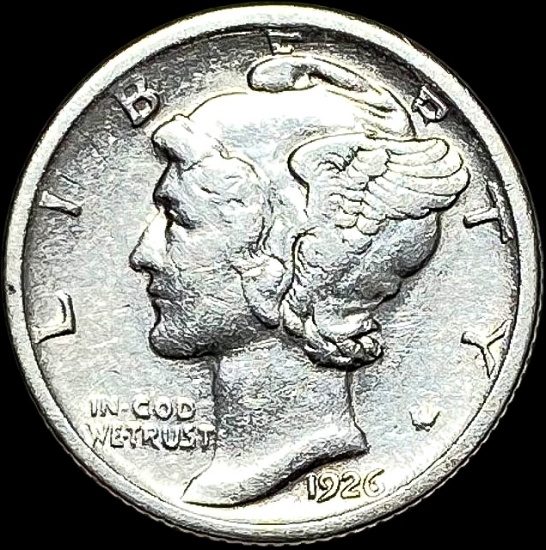 1926 Mercury Dime LIGHTLY CIRCULATED