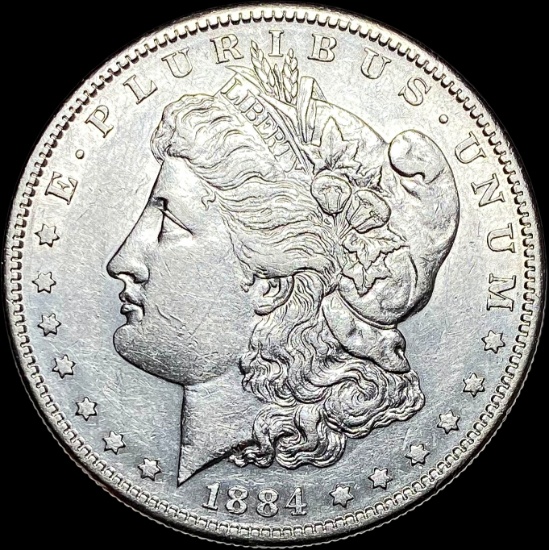 1884-S Silver Morgan Dollar CLOSELY UNCIRCULATED