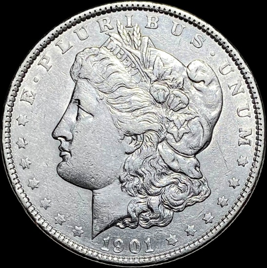 1901 Morgan Silver Dollar CLOSELY UNCIRCULATED