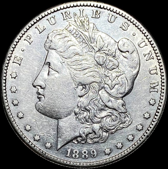 1889-S Silver Morgan Dollar NEARLY UNCIRCULATED