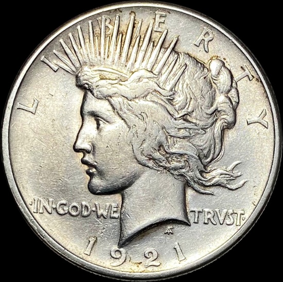 1921 Silver Peace Dollar CLOSELY UNCIRCULATED