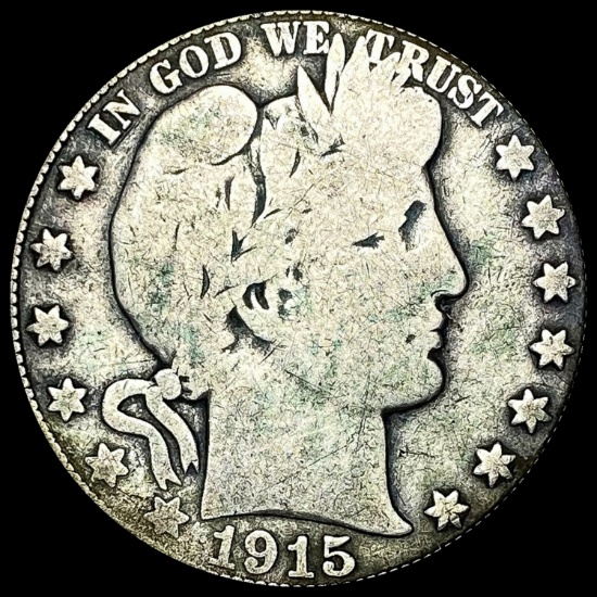 1915 Barber Half Dollar NICELY CIRCULATED