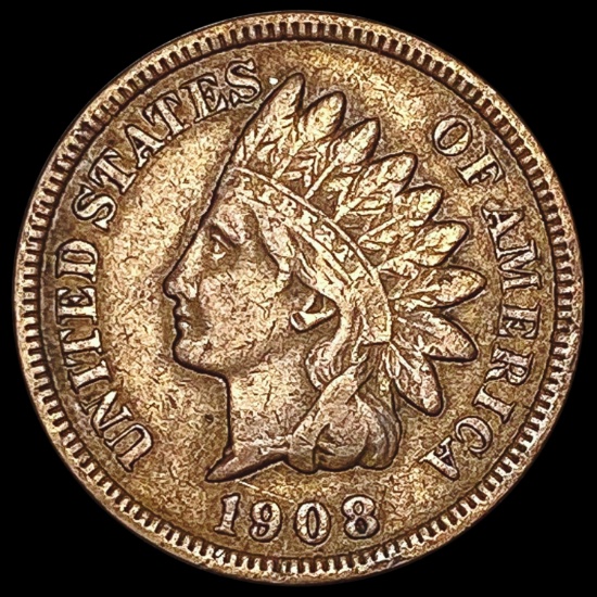 1908-S Indian Head Cent LIGHTLY CIRCULATED