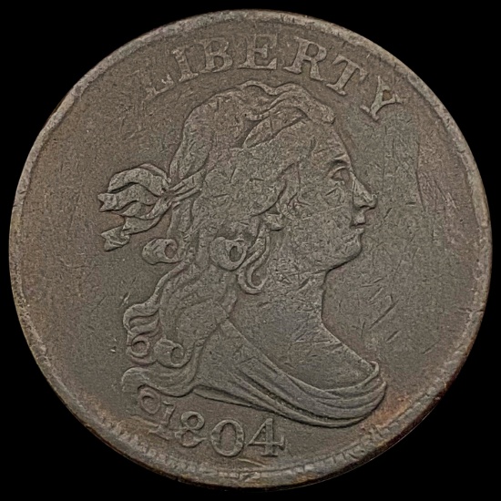 1804 Draped Bust Half Cent LIGHTLY CIRCULATED LIGHTLY CIRCULATED