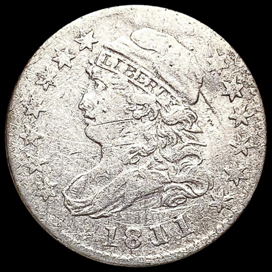 1811 Capped Bust Dime NICELY CIRCULATED