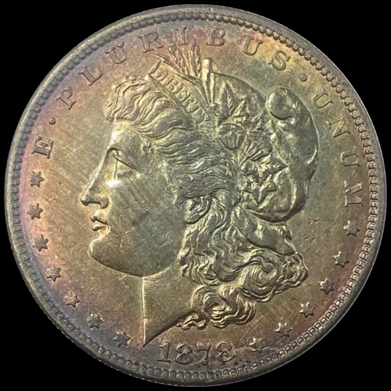 1878 7/8TF Morgan Silver Dollar CLOSELY UNCIRCULATED