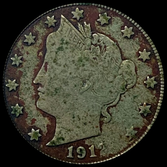 1912-S Liberty Victory Nickel LIGHTLY CIRCULATED