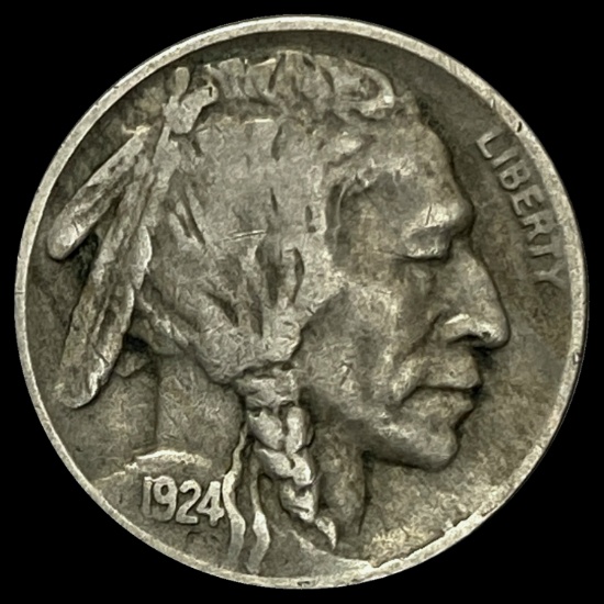 1924-D Buffalo Nickel LIGHTLY CIRCULATED