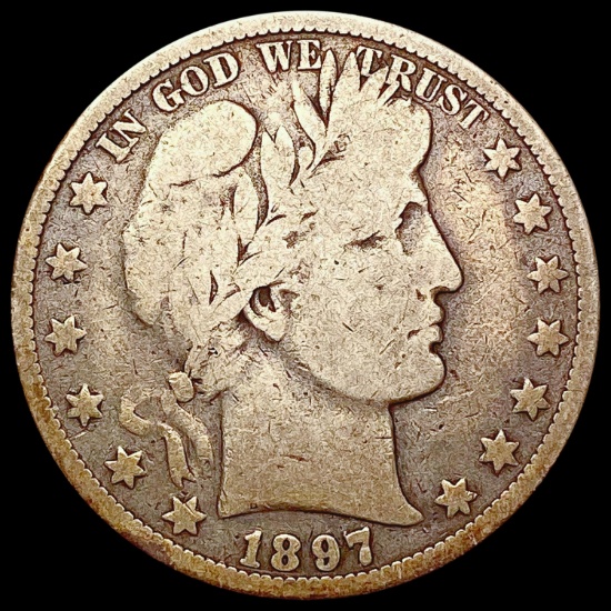 1897-O Barber Half Dollar NICELY CIRCULATED