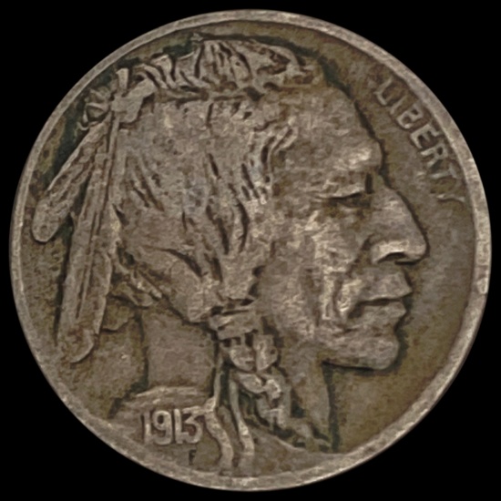 1913-D Buffalo Nickel LIGHTLY CIRCULATED LIGHTLY CIRCULATED