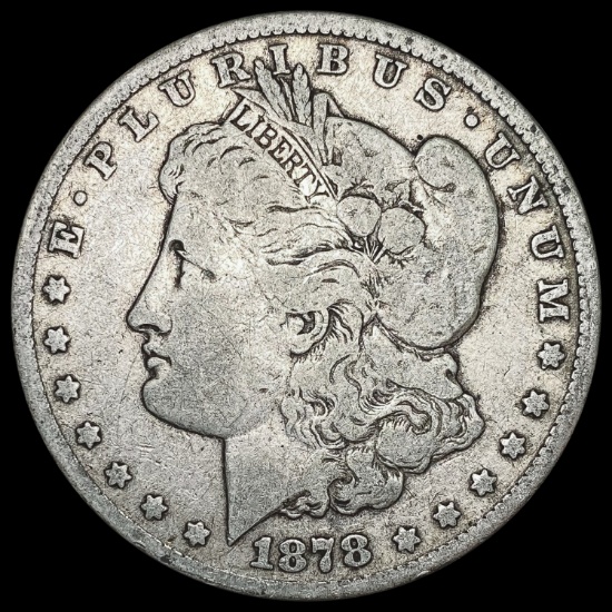 1878-CC Morgan Silver Dollar NICELY CIRCULATED